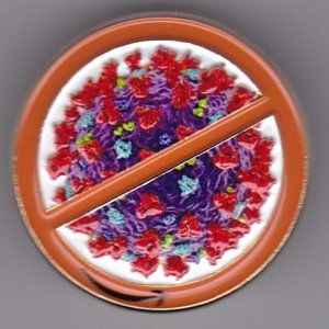 Amazon PECCY Stamp Out COVID Employee Pin